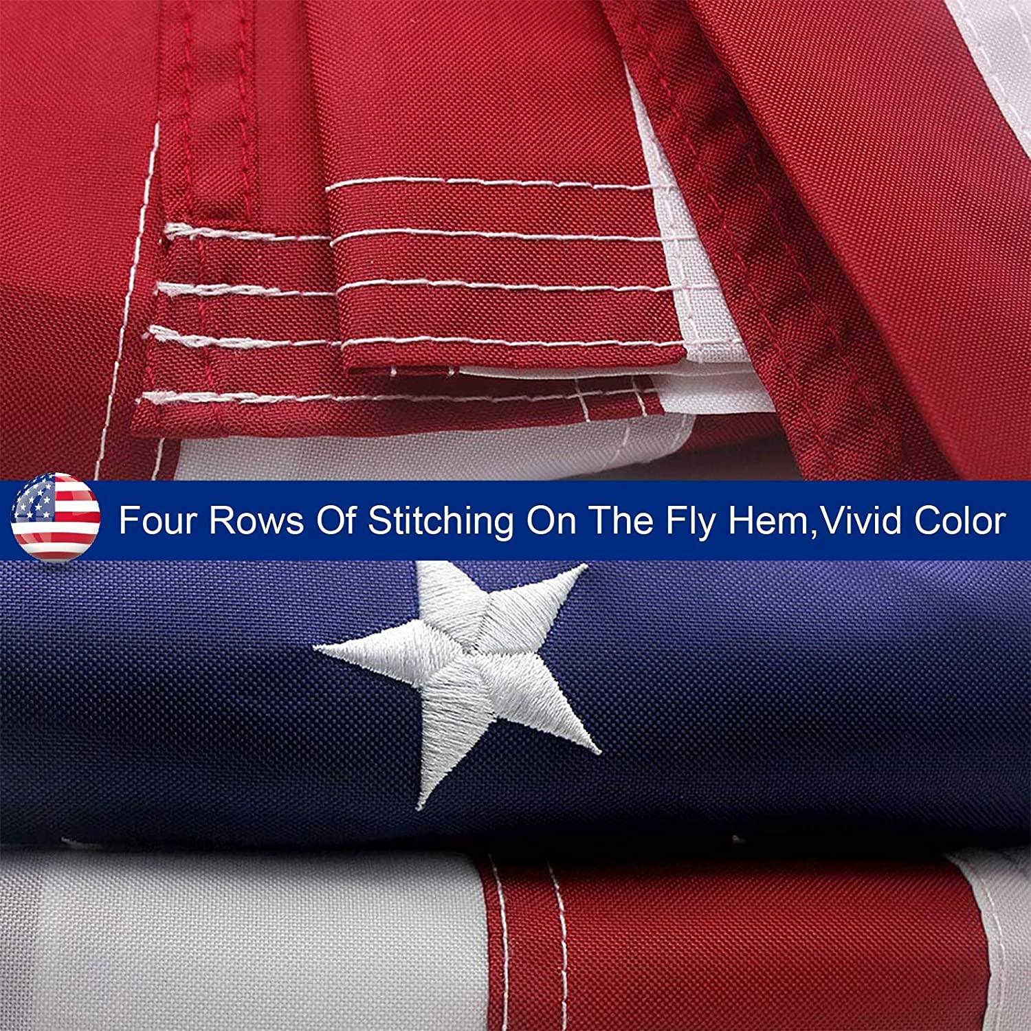 Heavy-Duty Outdoor American Flag